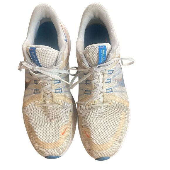 Nike Mens Quest 4 DA1105-101 White Casual Shoes Sneakers Size 12 - Picture 7 of 8
